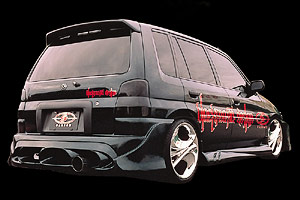 BLACK MAFIA DEMIO [ DW ] Early model Aug.96-Nov.99 - rear