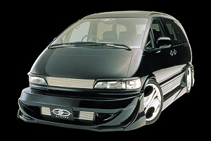 BLACK MAFIA ESTIMA TYPE-1 [ TCR ] Early and middle model May.90-Jan.98 Late model Jan.98-Dec.99 - front