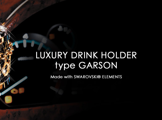 LUXURY DRINK HOLDER type GARSON Made with SWAROVSKI® ELEMENTS