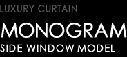 D.A.D LUXURY CURTAIN type MONOGRAM SIDE WINDOW MODEL