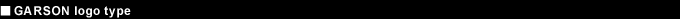 GARSON logo type - LUXURY REAR WIPER KNOB