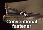 Conventional fastener