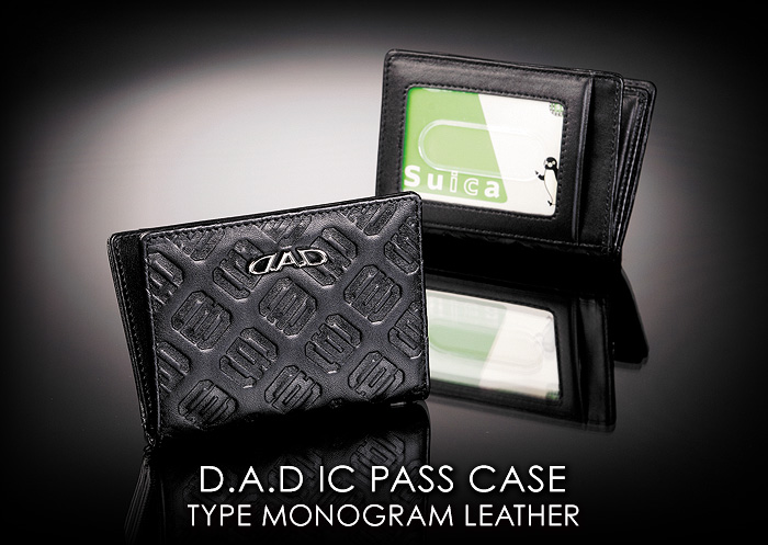 D.A.D IC PASS CASE type MONOGRAM LEATHER