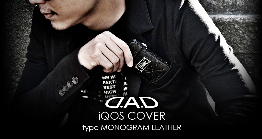 D.A.D iQOS COVER type MONOGRAM LEATHER