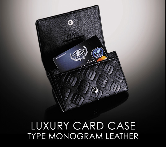 LUXURY CARD CASE type MONOGRAM LEATHER