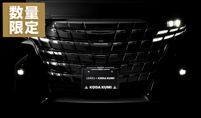 D.A.D × KODA KUMI  ナンバーフレーム【DKK011】