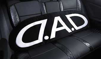 D.A.D ロゴ ロングクッション【HA537】