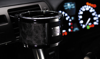 D.A.D ラグジュアリー ドリンクホルダー タイプ ブラックレパード【SB129】