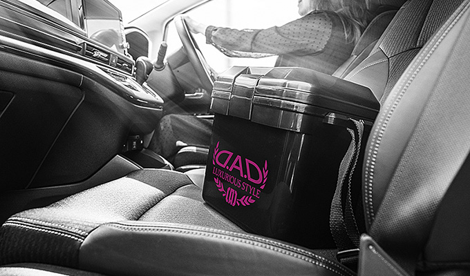 D.A.D ミニ クーラーボックス ブラック/ピンク 【HA697-01-02】