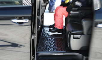 D.A.D ラバーマット for 後部座席用 スクエアモデル【HA502】