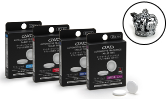 D.A.D オートモーティブ フレグランス タブレット型香料【Sサイズ】【AF-TS】