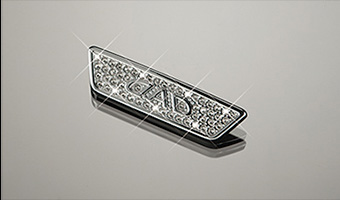 D.A.D クリスタル ハザードボタン エンブレム [JF3/4・JF5/6 N-BOX/N-BOX カスタム] H-B 【SB121】