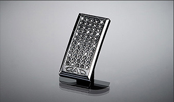 D.A.D クリスタル ハザードボタン エンブレム [50系プリウス専用] T-A 【SB076】