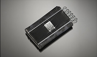 D.A.D ラグジュアリー キーケース タイプ ブラックレパード【SB131】