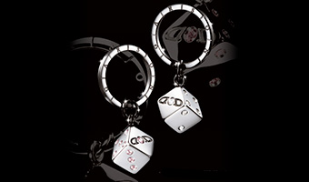 D.A.D ラグジュアリー キーリング ダイス タイプ【SA045】