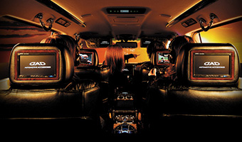 D.A.D ヘッドレストモニター LUX-H7100W【HA322】