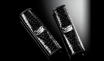 D.A.D ラグジュアリー シートベルト パッド タイプ クロコダイル ＆ タイプ リーフ【HA107/HA108】