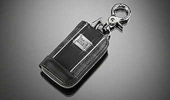 D.A.D ラグジュアリー スマートキーケース タイプ ブラックレパード【SB125】