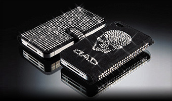 D.A.D ラグジュアリー クリスタル スマートフォンカバー タイプ ジョー【iPhone4/4S】【SA933】