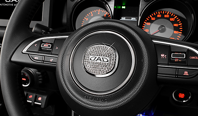 D.A.D クリスタル ステアリングブローチ【SB232】