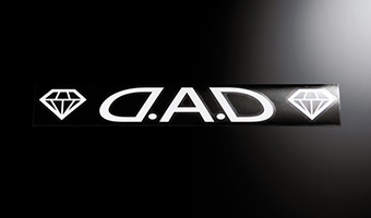 D.A.D ロゴステッカー【ダイヤ】【ST021】