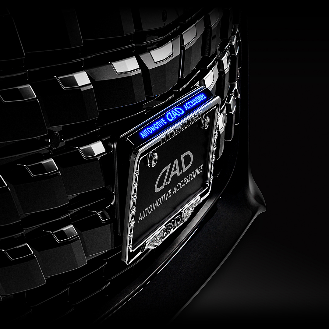 LED STYLISH NUMBER PLATE STAY