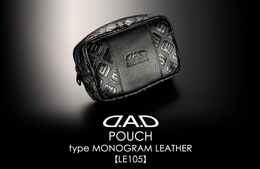 D.A.D POUCH type MONOGRAM LEATHER