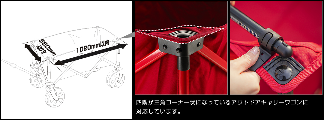 取り付け可能サイズ・対応形状