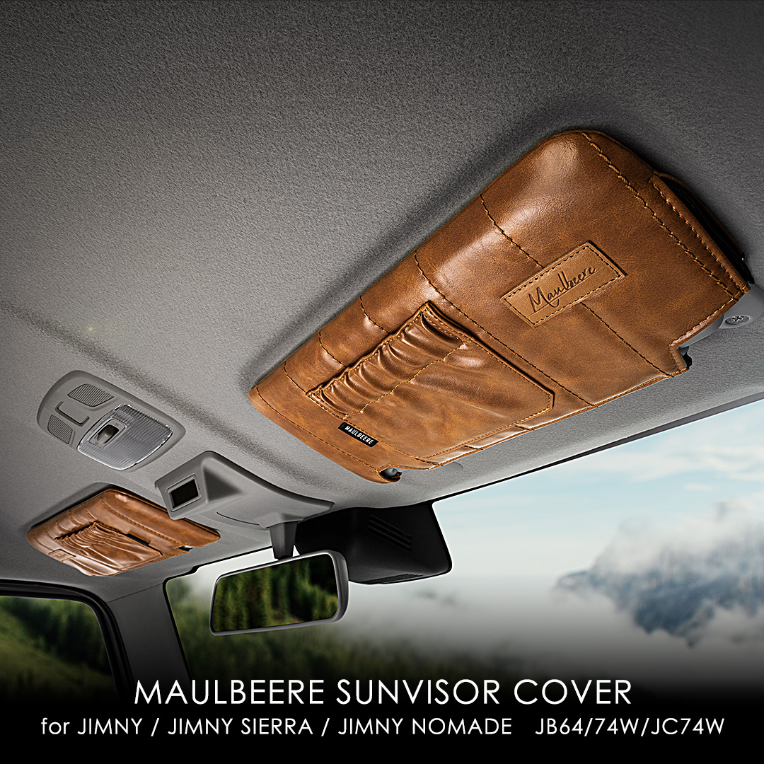 MAULBEERE SUNVISOR COVER for JIMNY/JIMNY SIERRA/JIMNY NOMADE JB64W/JB74W/JC74W