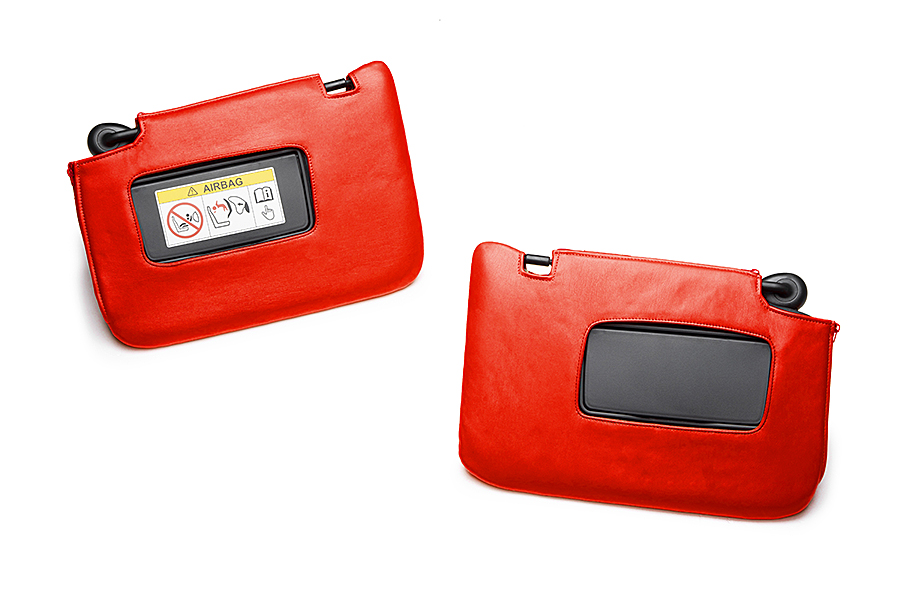 キルティング レッド（裏）