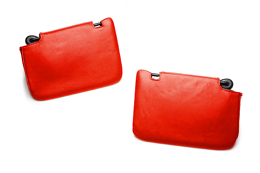 キルティング レッド（裏）