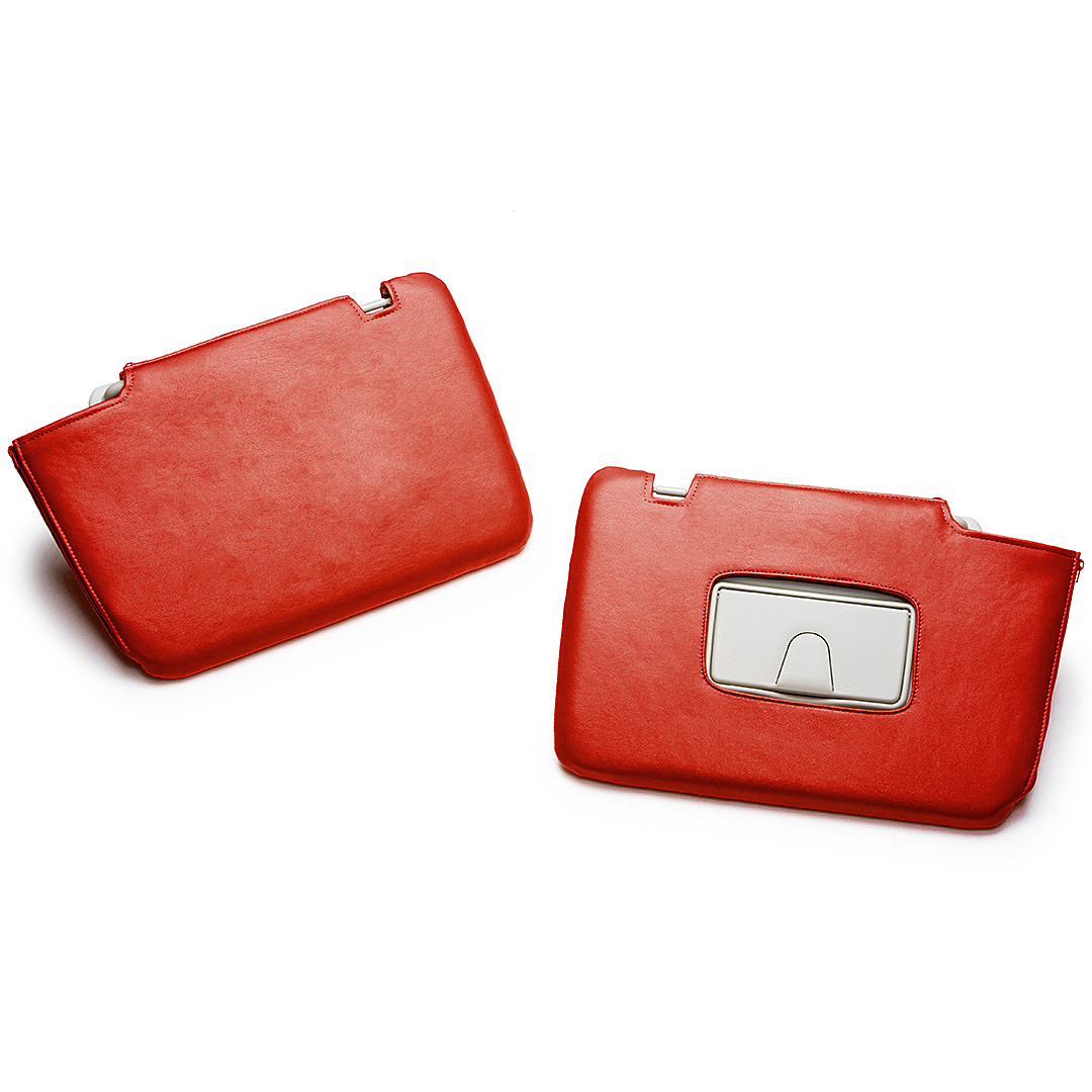 キルティング レッド（裏）