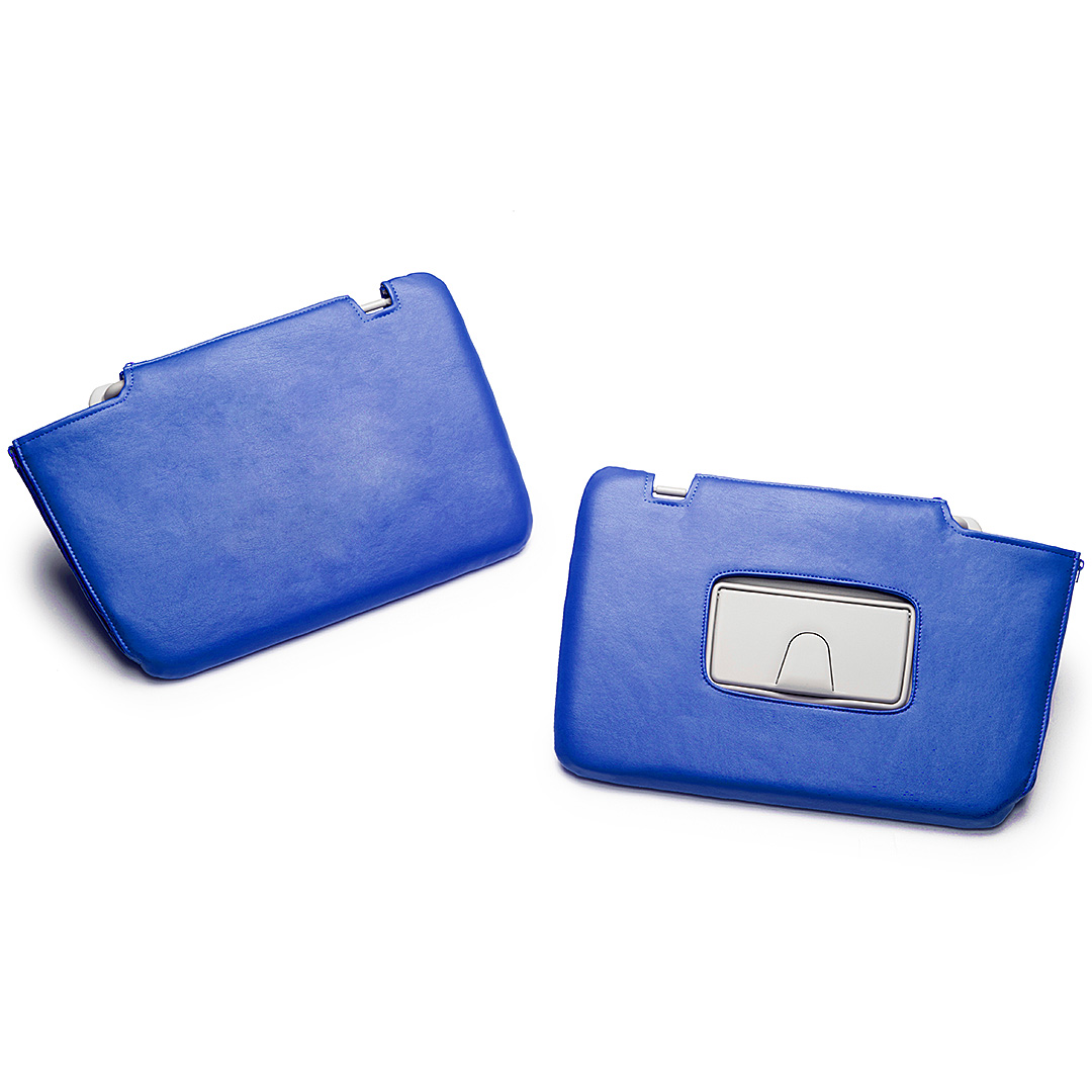 キルティング ブルー（裏）