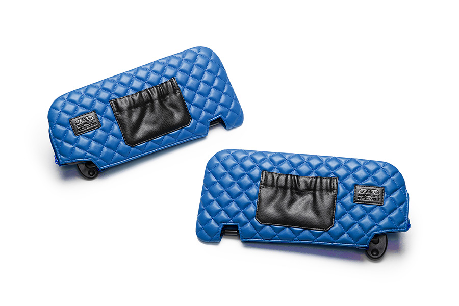 キルティング ブルー（表）