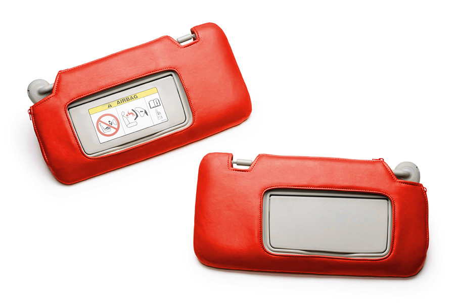 キルティング レッド（裏）