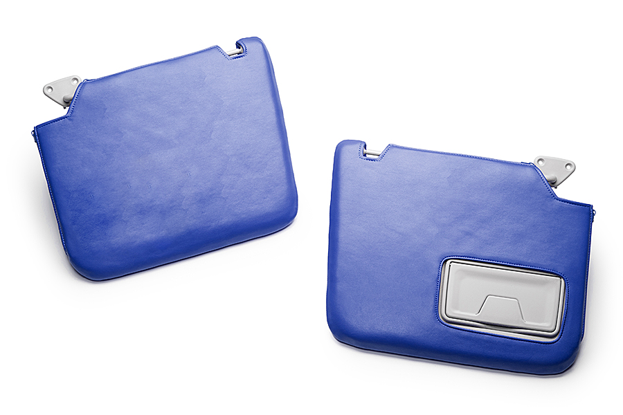 キルティング ブルー（裏）