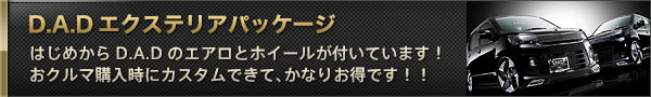 D.A.Dエクステリアパッケージ付属