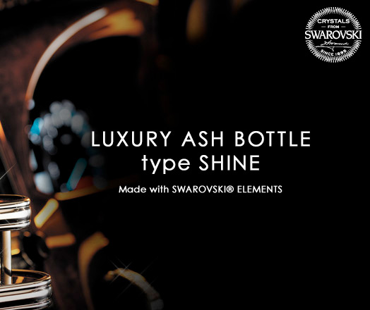 LUXURY ASH BOTTLE type SHINE　Made with SWAROVSKI® ELEMENTS