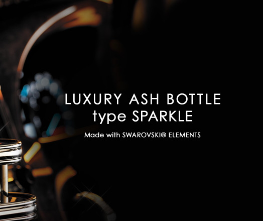 LUXURY ASH BOTTLE type SPARKLE　Made with SWAROVSKI® ELEMENTS