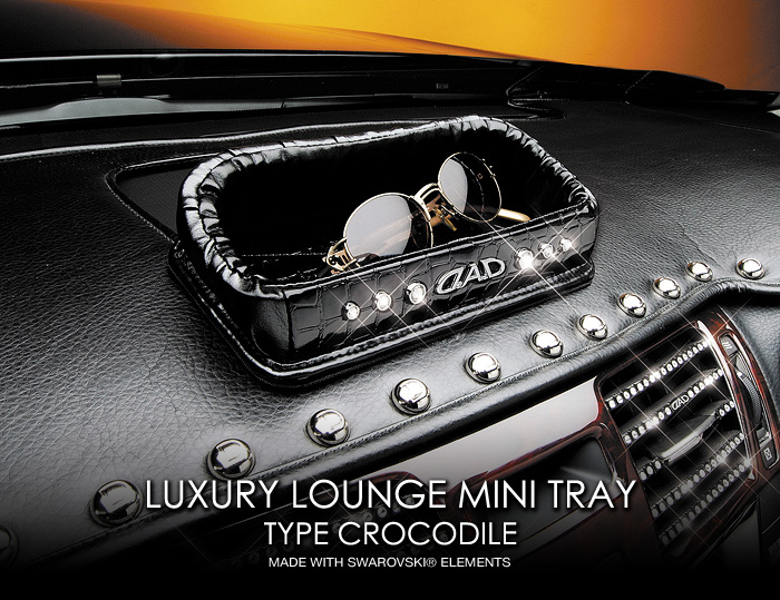 LUXURY LOUNGE MINI TRAY TYPE CROCODILE