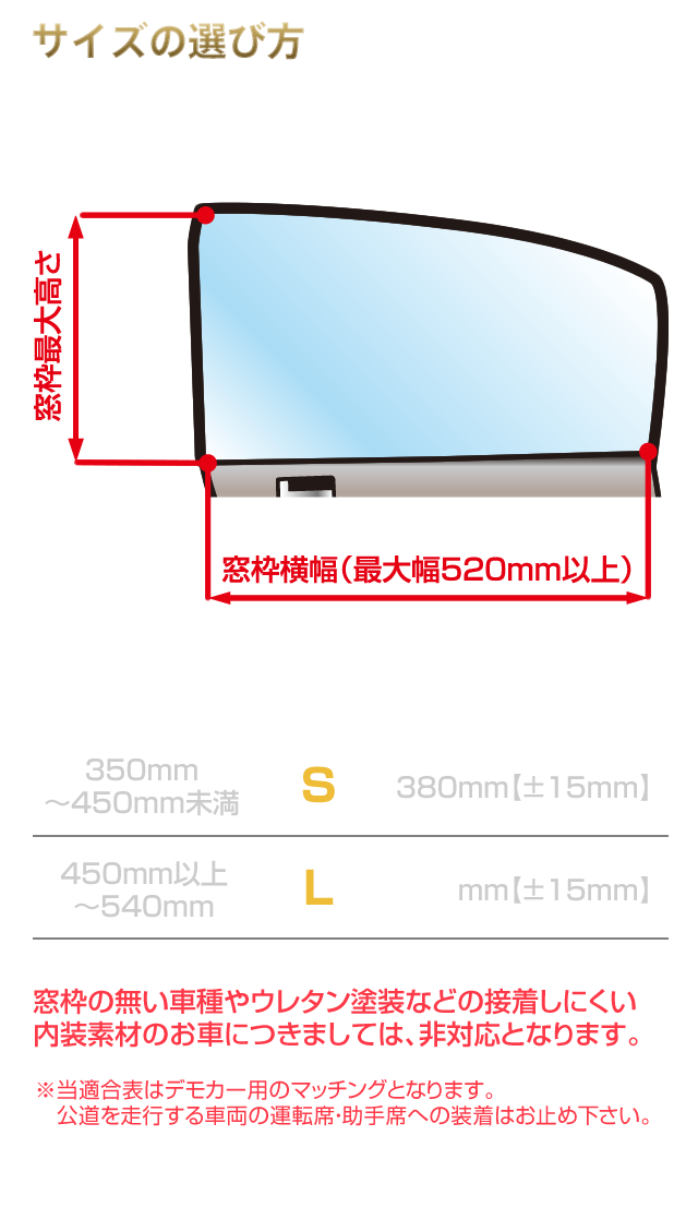 サイズの選び方