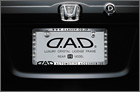 ■ LUXURY CRYSTAL LICENSE FRAME : REAR