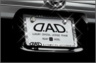 ■ LUXURY CRYSTAL LICENSE FRAME : REAR