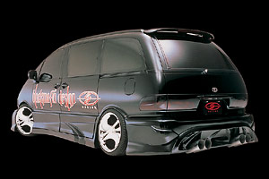 BLACK MAFIA ESTIMA TYPE-2 [ TCR ] Early and middle model May.90-Jan.98 Late model Jan.98-Dec.99 - rear