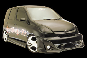 BLACK MAFIA FUNCARGO Early model Aug99-Aug02 Late model Aug02- - front