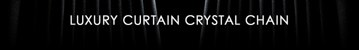 LUXURY CURTAIN CRYSTAL CHAIN