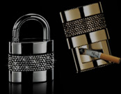 D.A.D HANDY ASH TRAY type PADLOCK