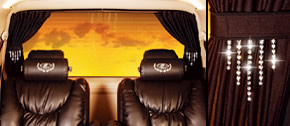 PREMIUM LUXURY CURTAIN REAR WINDOW MODEL