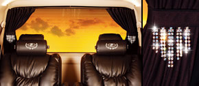 PREMIUM LUXURY CURTAIN REAR WINDOW MODEL