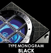 TYPE MONOGRAM BLACK